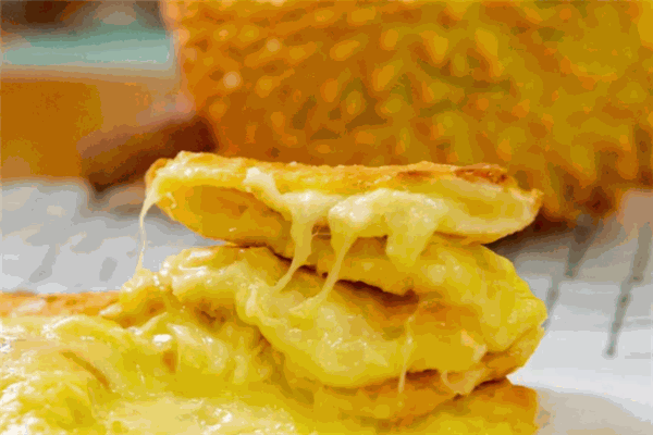 榴芝芝榴莲芝士饼